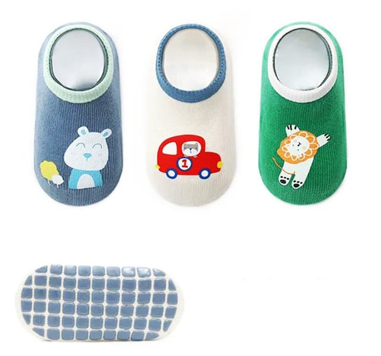 WhatsApp Image 2026-01-06 at 11.34.07 AM طقم 3 شراب قصير نعل رابر - الصورة 1